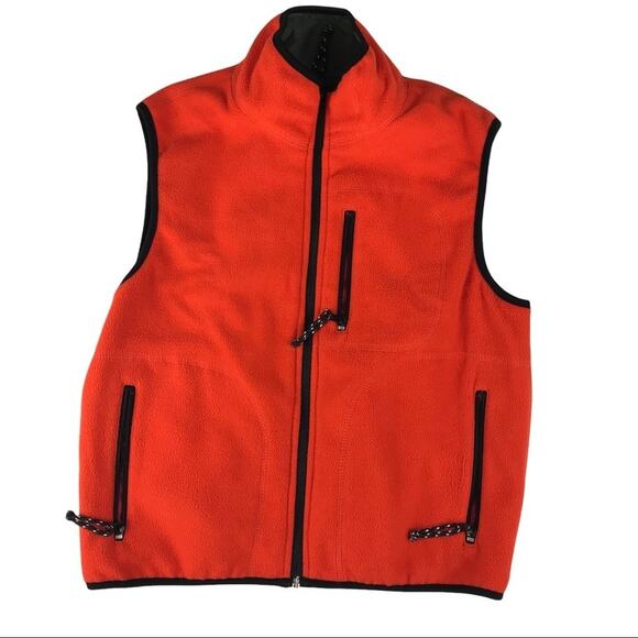 Free Tech Vest Zip Up Sleeveless Womens Green Fleece Size Small - Picture 9 of 9